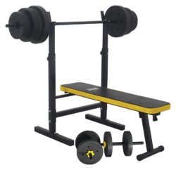 Everlast - Folding Bench With 50kg Weights